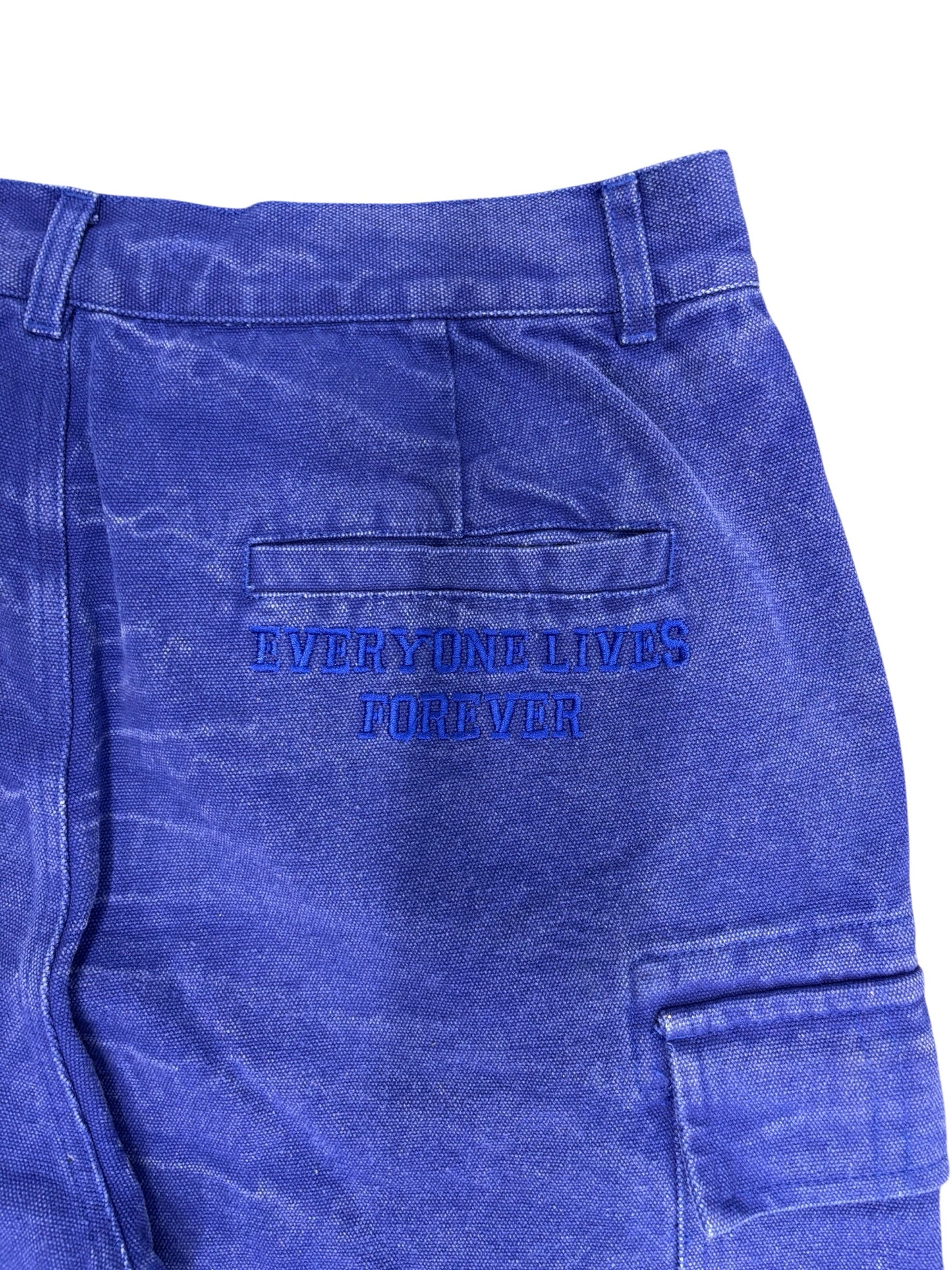 NWT Vale Forever Mns Sz 36  Light Wash Blue Wide Leg Denim Designer Streetwear