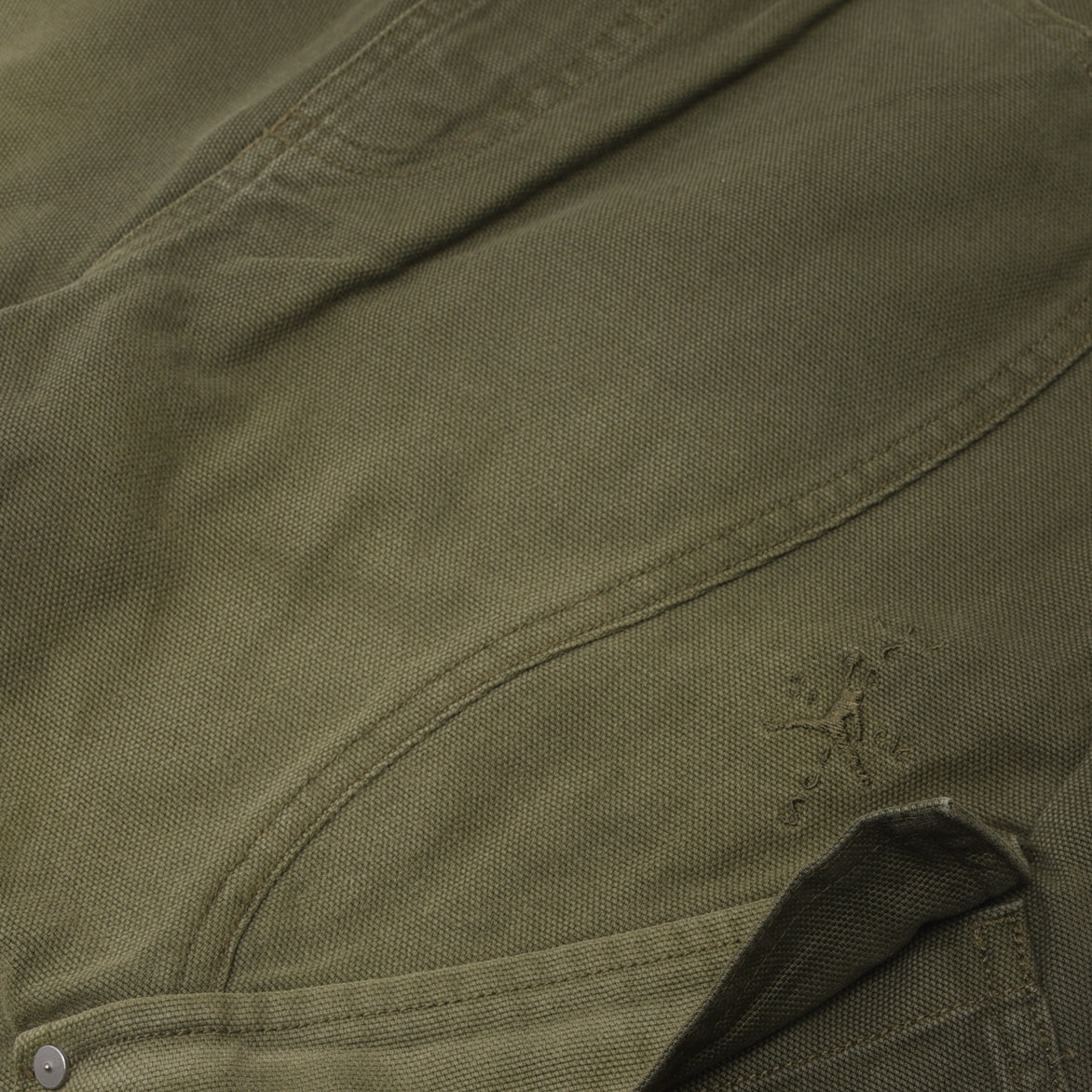 NWT Air Jordan x Travis Scott Canvas Cargo Pants Olive Cargo Khaki Wmns Sz S