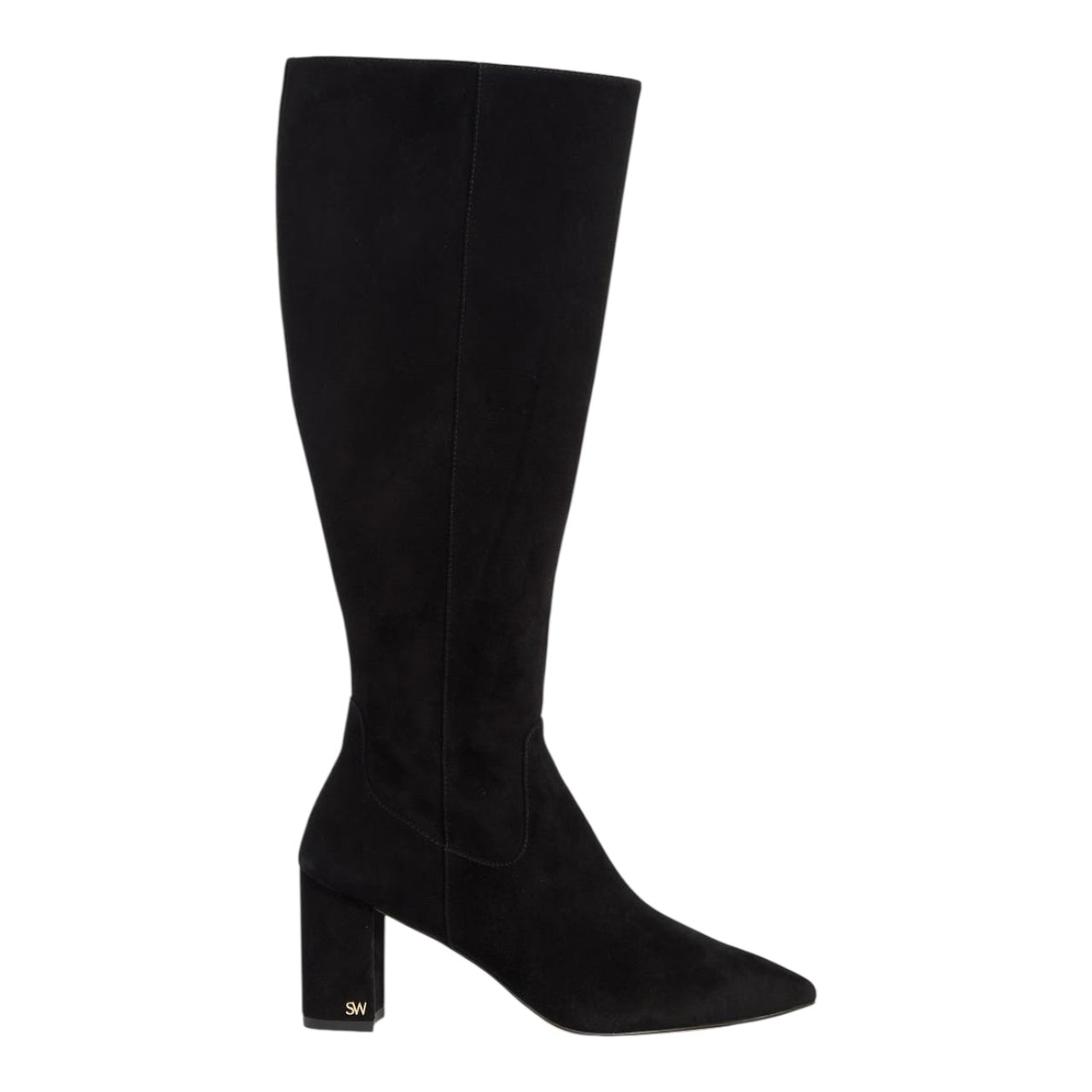 NWOB Stuart Weitzman Renegade 75 Suede Calf High Block Heel Boot Womens Sz 6
