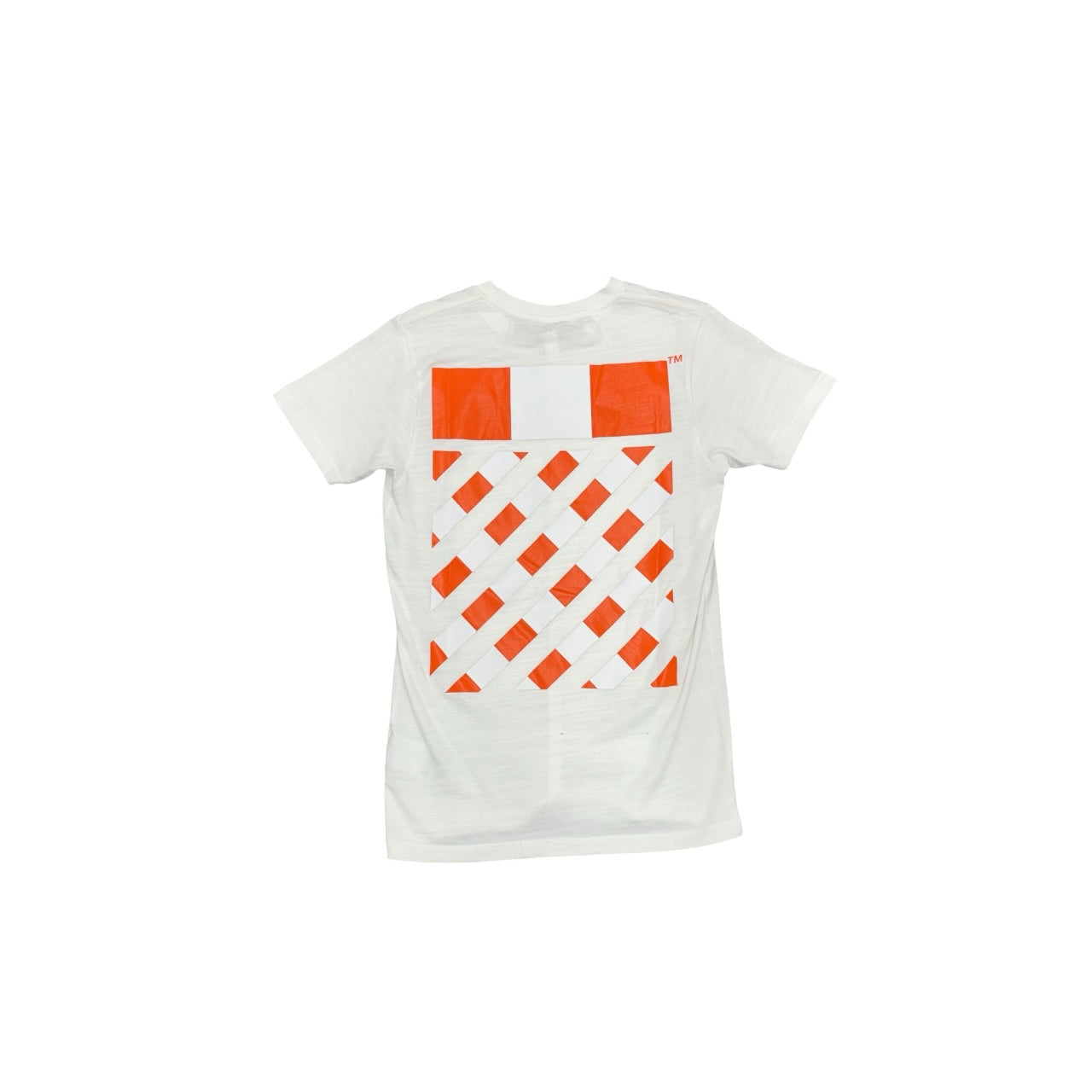 NWT SS18 Off-White Mona Lisa Temperature Graphic White Shirt Sz XXS