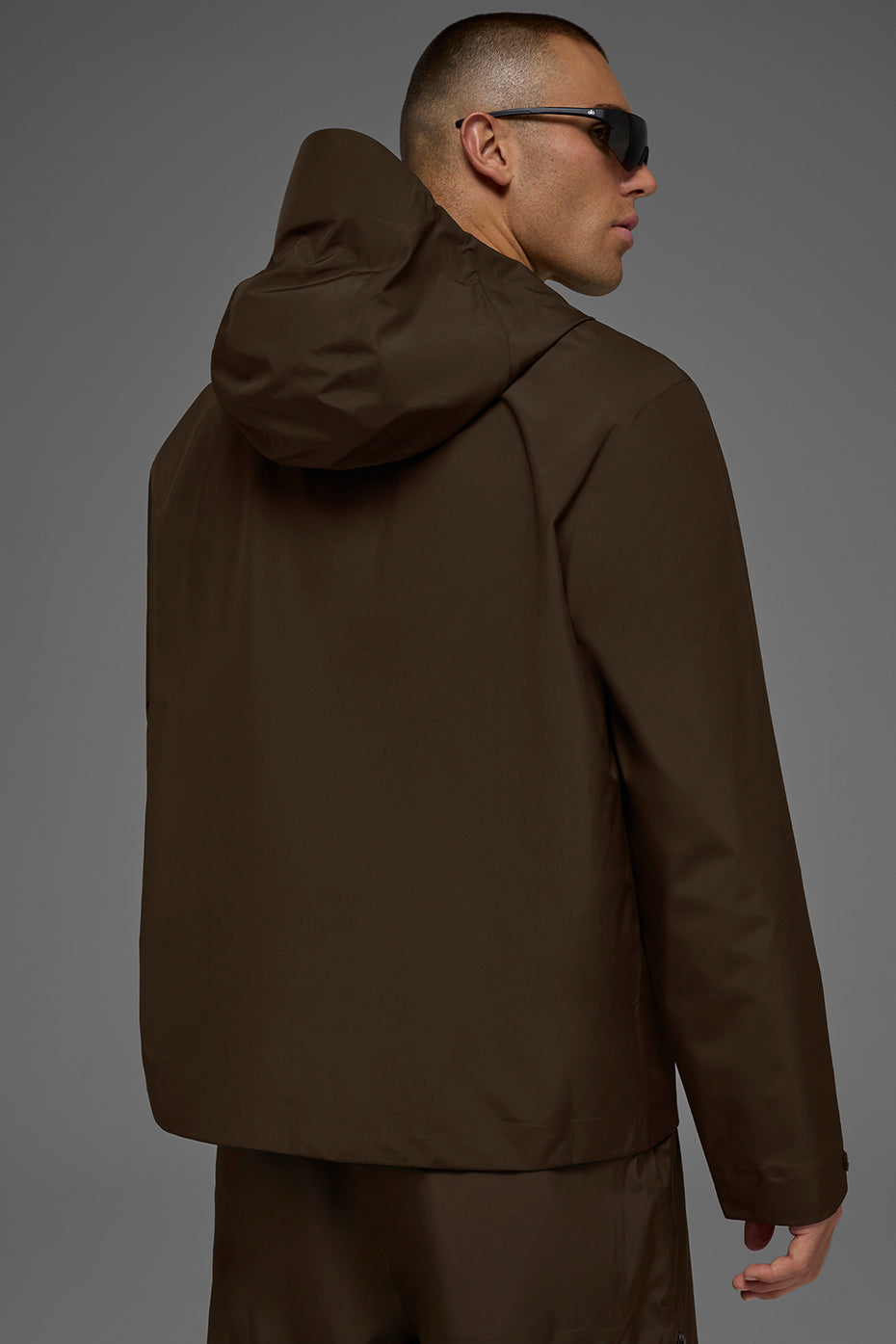 Alo Yoga Mens Alpha Shell Jacket Sz Large L Brown NWT Jacket Rain lightweight