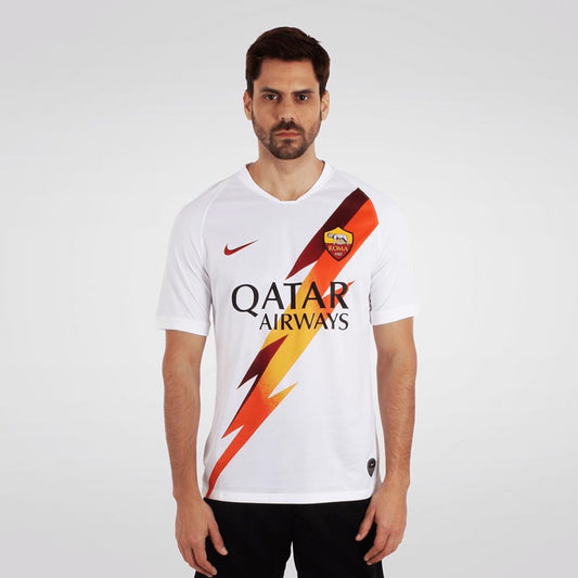 NIKE DRI-FIT A.S ROMA AWAY II 2019/20 FAN PRO WHITE UNISEX  SOCCER JERSEY FOOTBALL SZ S