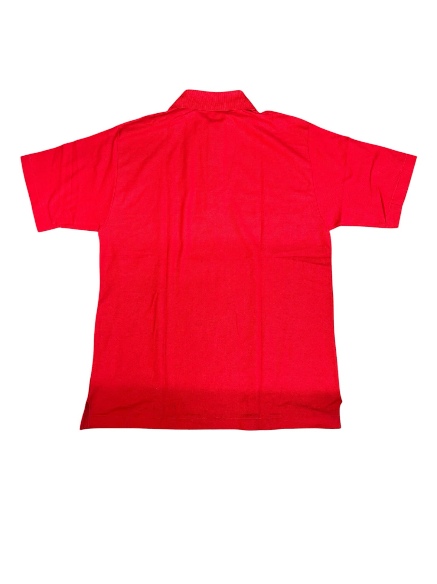 NWT 70s Vintage Izod Chemise Lacoste Red Embroidery Logo Polo Men Sz XL
