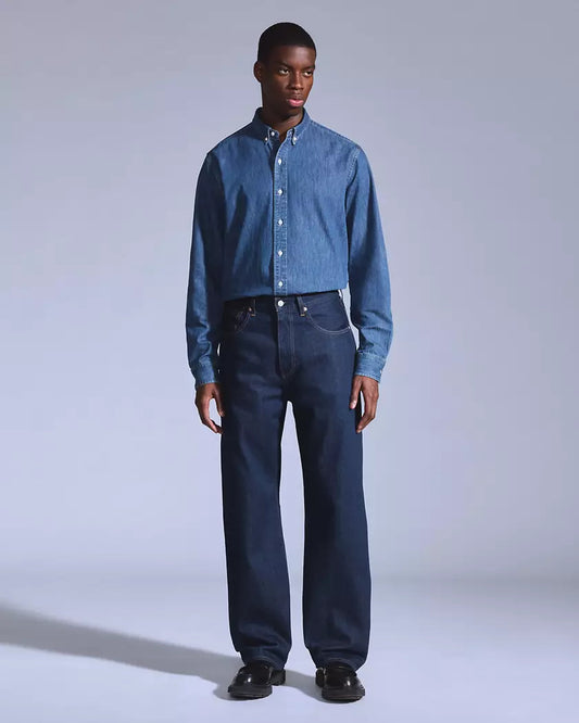NWT Levi’s Blue Tab Mns Sz 31 Japanese Selvedge Marker Loose Fit Jeans Med Wash