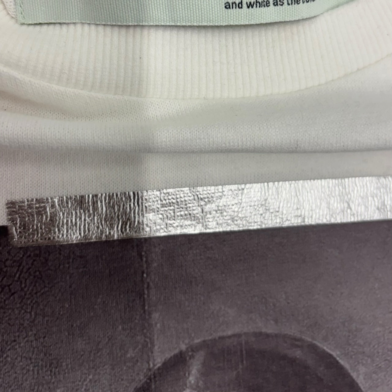NWT SS18 Off-White Mona Lisa Temperature Graphic White Shirt Sz XXS