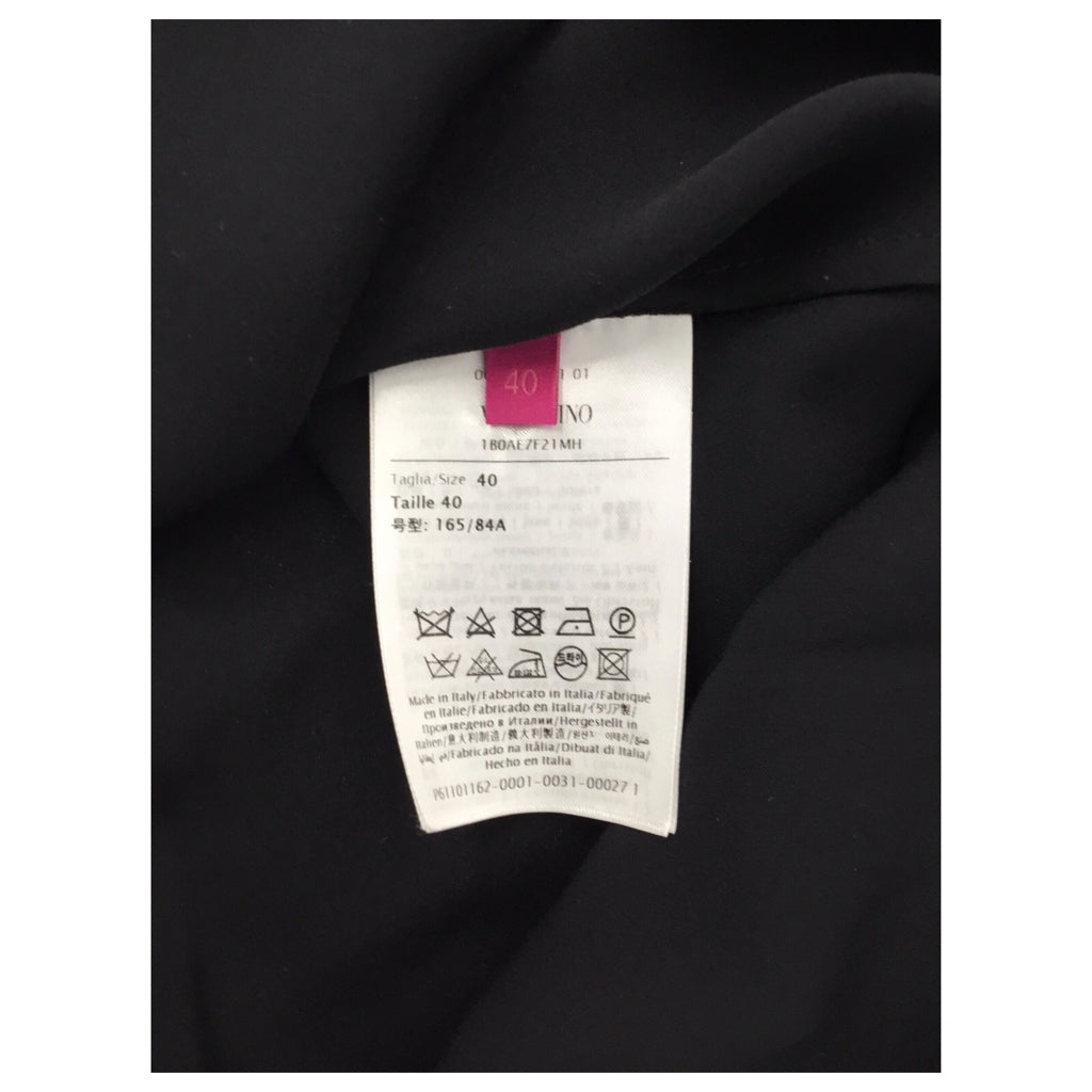 VALENTINO Size 40 Black Shirt