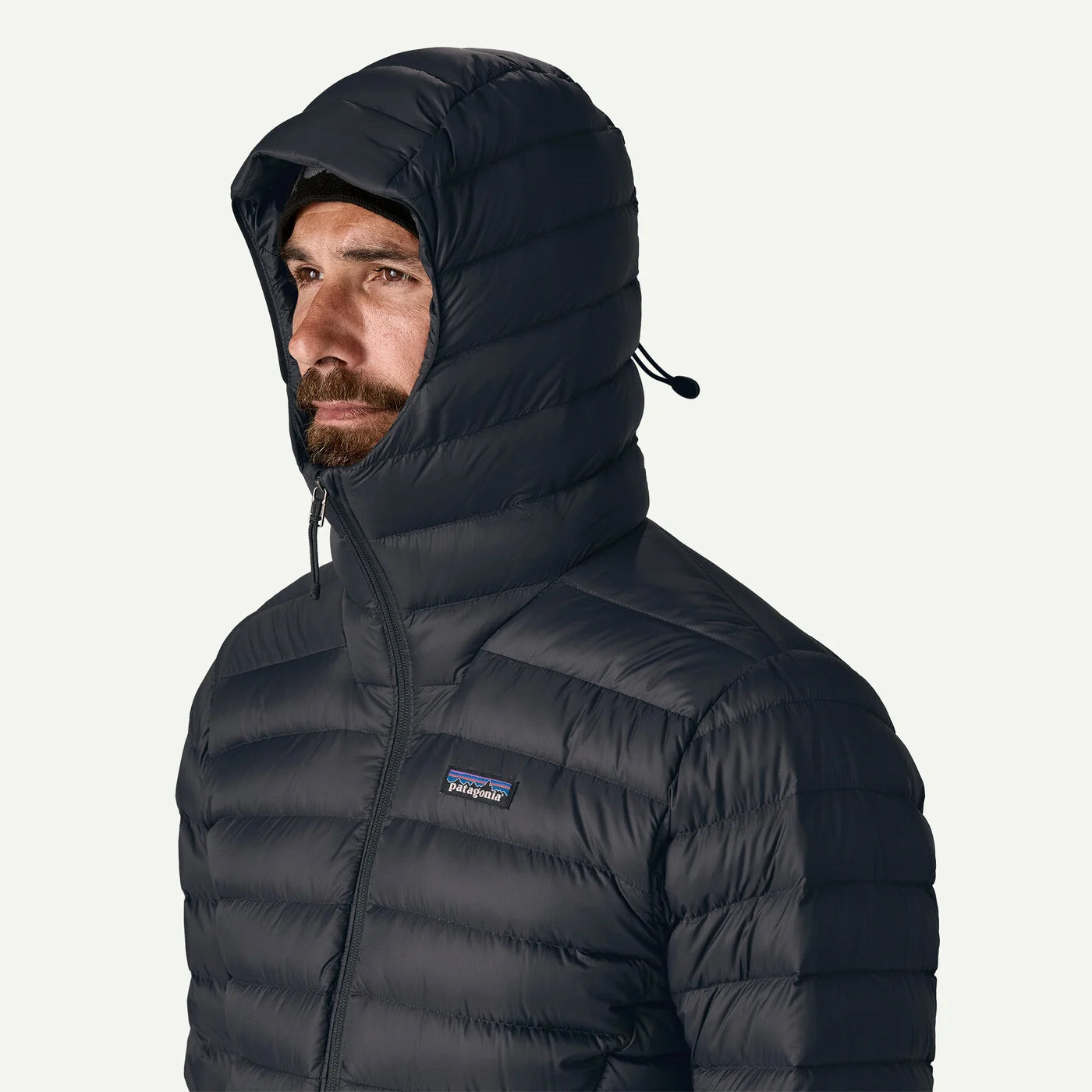 NWT Patagonia Mns Sz S Black Down Sweater Hoody Puffer Insulated Jacket
