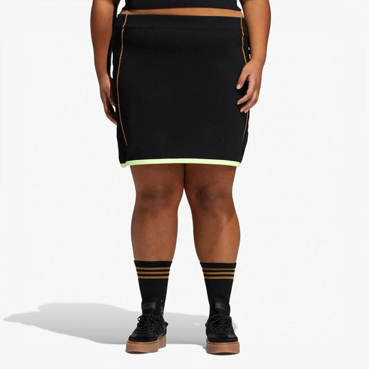 Adidas Ivy Park Black Knit Plus Size GS0380 Women Skirt Sz 1X NWT