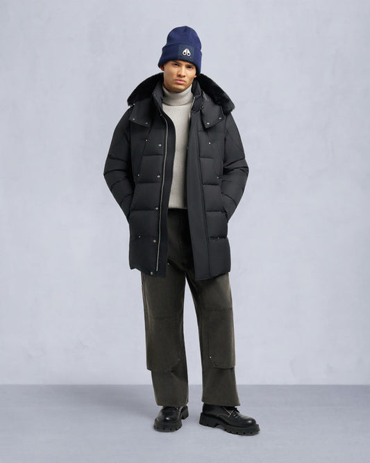 Moose Knuckles Black Cloud Neoshear Parka Men Coat Sz S NWT