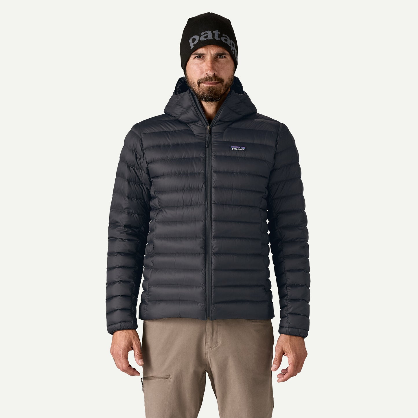 NWT Patagonia Mns Sz S Black Down Sweater Hoody Puffer Insulated Jacket