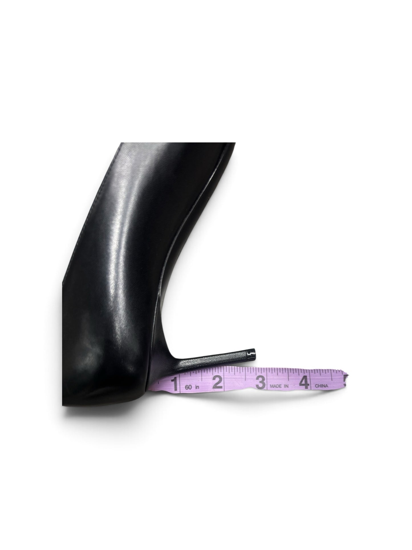 Saint Laurent Black Leather Anja Pumps New with Box sz 7