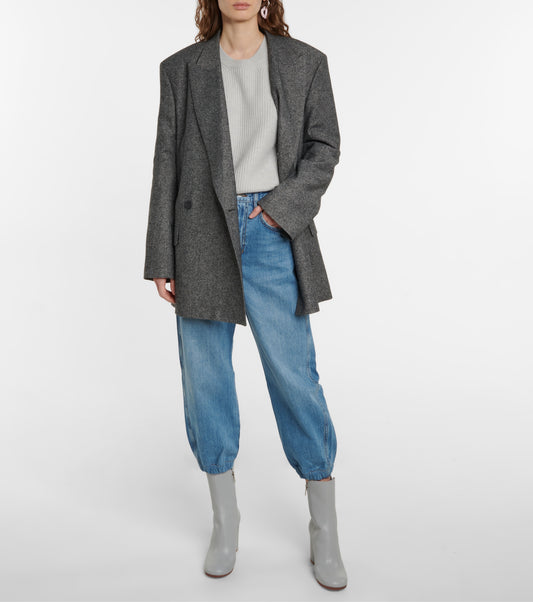 Fram Blue The Lounge High Rise Barrel Leg Women Jeans Sz 29 NWT