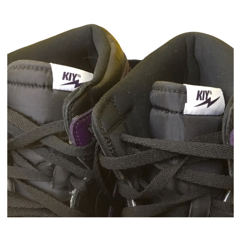 AIR KIY 85 hi university sz 11 Purple black paris reeves Lupis high top Sneaker