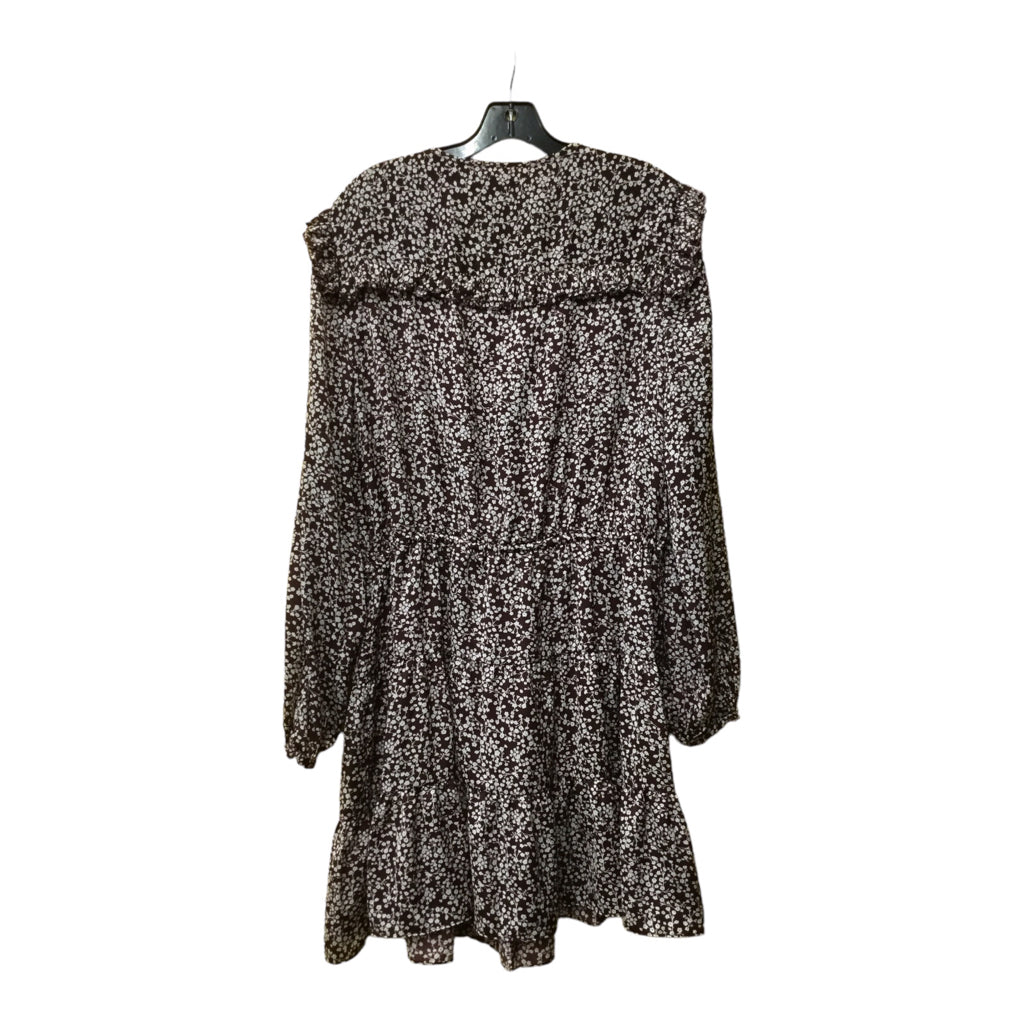 REBECCA MINKOFF Selandra Dress Blouson Long Sleeve Womans Sz XL100% Polyester