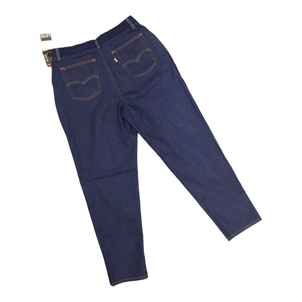 LEVI'S Womans NWT Stretch Denim Jeans 70's 80's Vintage White Tab Blue Sz 20