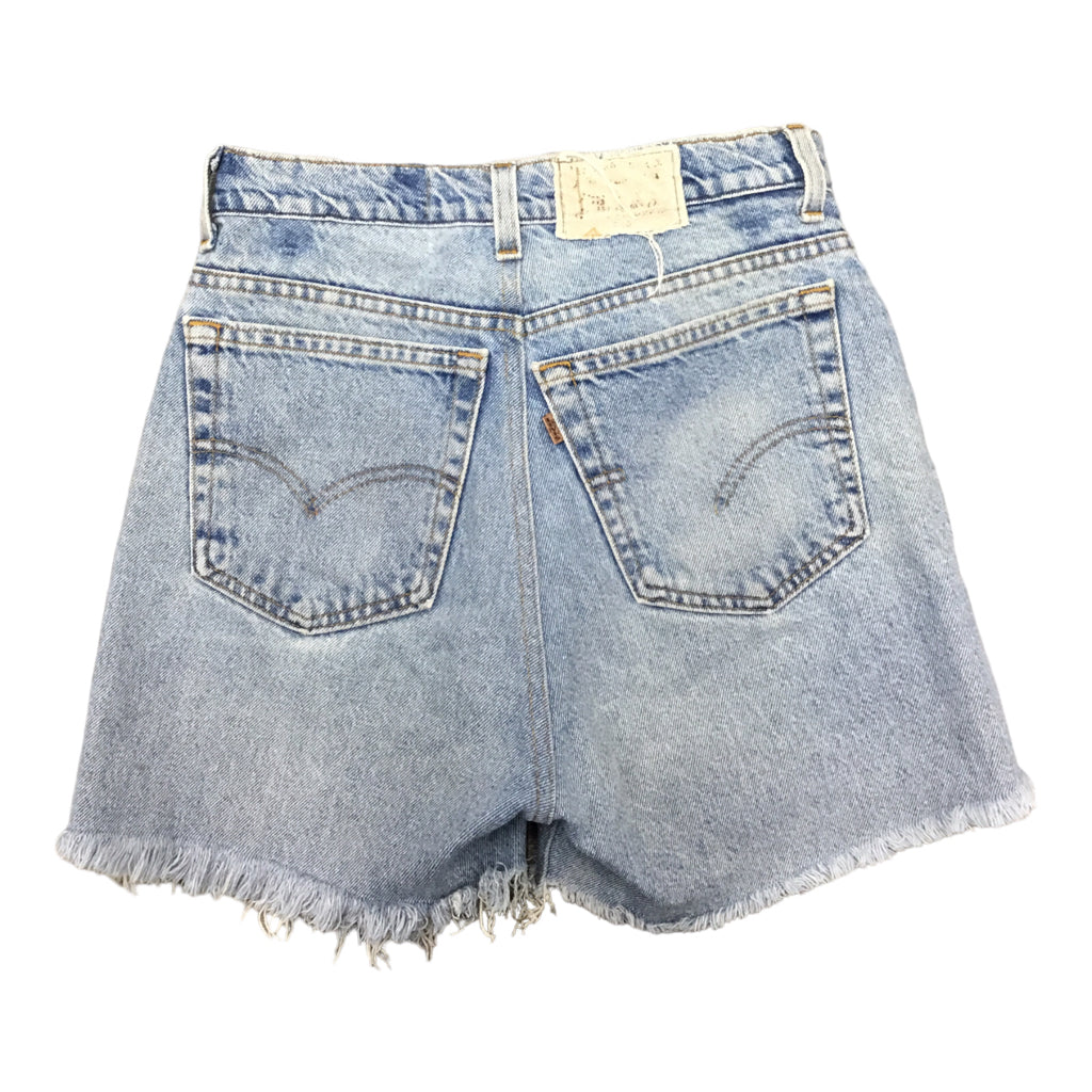LEVI'S Shorts Cut Off Womens Size S Blue Denim Vintage Y2K Beach/Summer