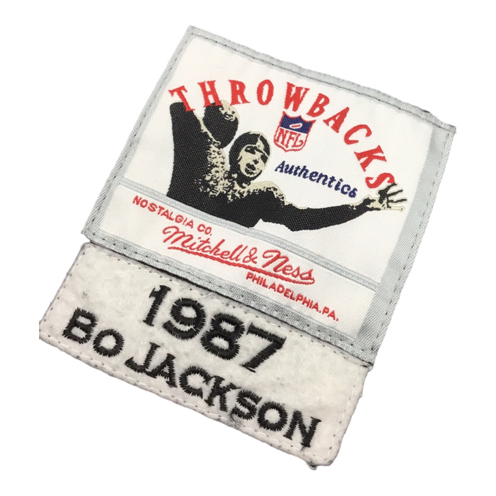 BO JACKSON 34 Oakland Raiders Men Black 1987 Throwbacks Jersey 54 Mitchell Ness