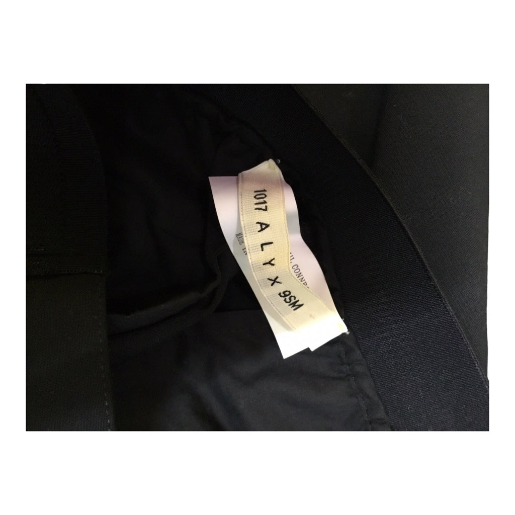 1017 ALYX 9SM Straight-Leg Black Pants Mens Size 36 Made In Italy