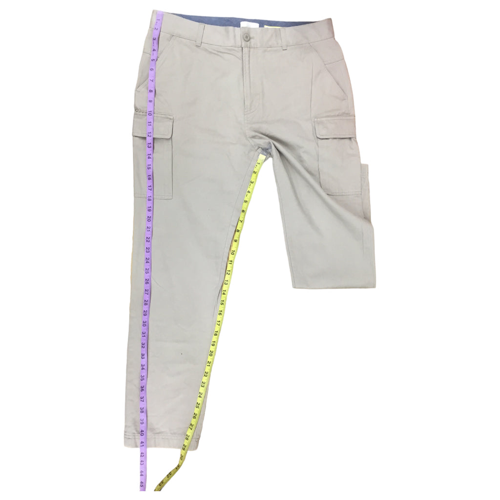AIME LEON DORE Cargo Pants Men Size 34 Khacki 100% Cotton  Luxury Designer