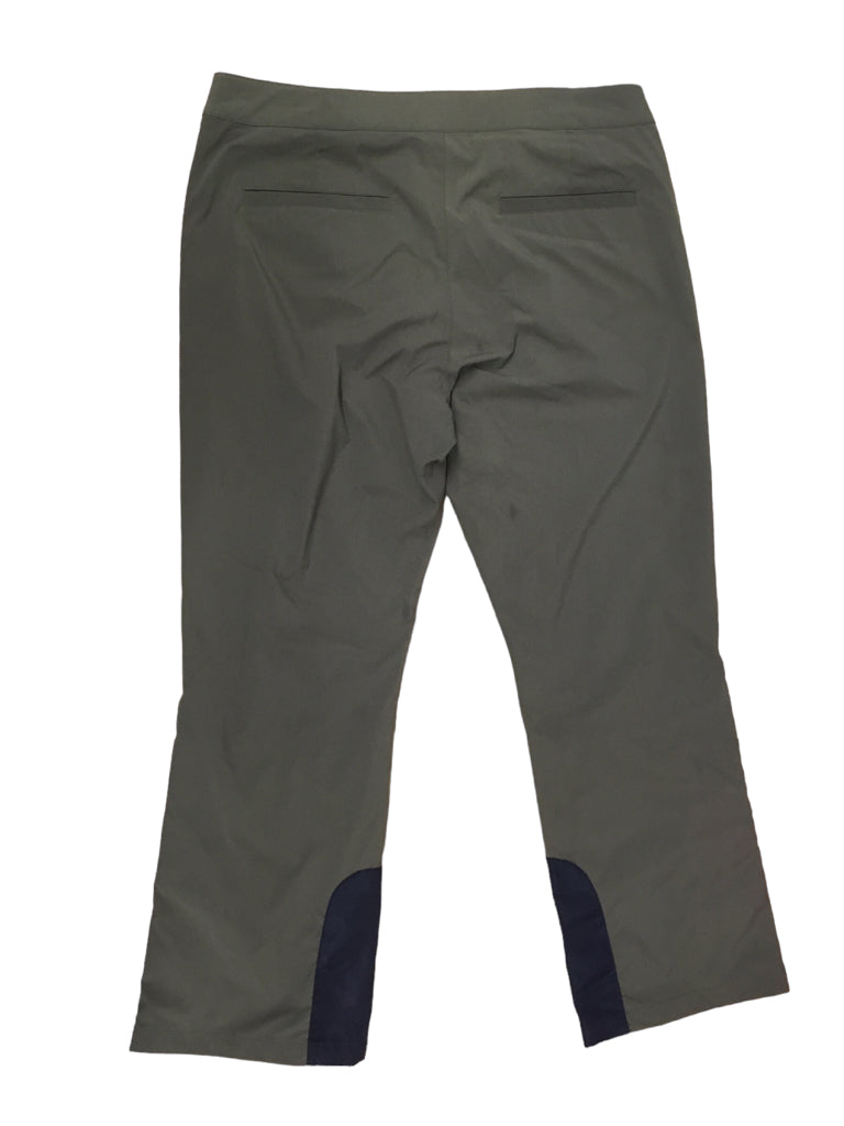 ACNE STUDIOS WIDE LEG MENS PANTS SIZE 38 OLIVE 100% POLYESTER CASUAL