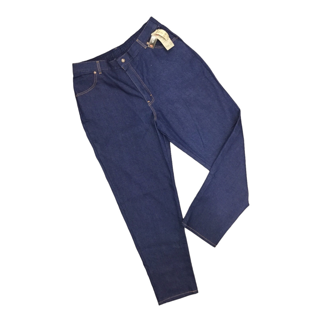 LEVI'S Womans NWT Stretch Denim Jeans 70's 80's Vintage White Tab Blue Sz 20