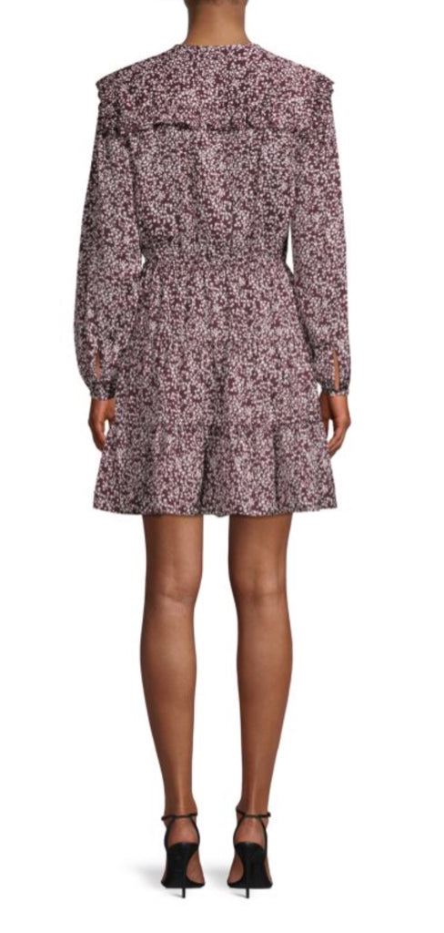 REBECCA MINKOFF Selandra Dress Blouson Long Sleeve Womans Sz XL100% Polyester